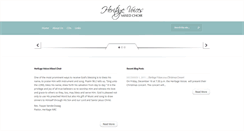 Desktop Screenshot of heritagevoices.com