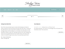 Tablet Screenshot of heritagevoices.com